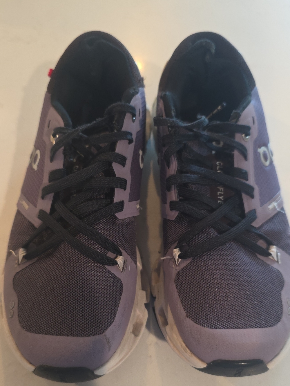 On Running Women's Cloudflyer Trail Running Shoes - Purple & Black
